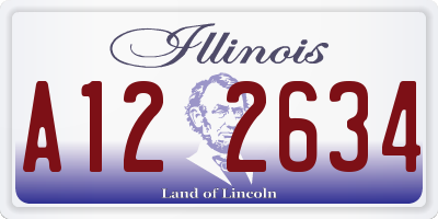 IL license plate A122634