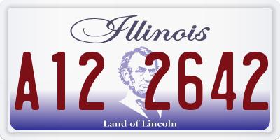 IL license plate A122642