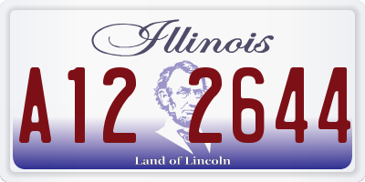 IL license plate A122644
