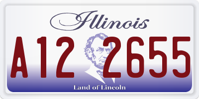IL license plate A122655