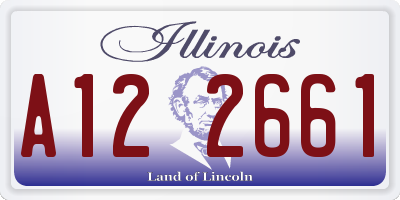 IL license plate A122661