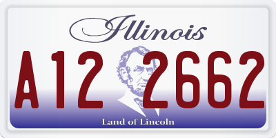 IL license plate A122662