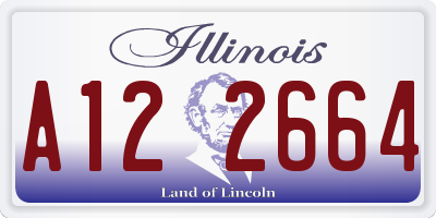 IL license plate A122664