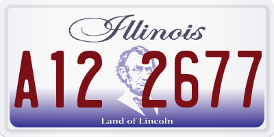 IL license plate A122677