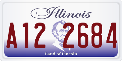IL license plate A122684