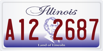 IL license plate A122687