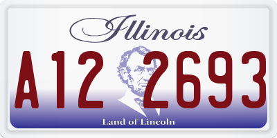 IL license plate A122693
