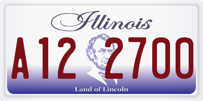 IL license plate A122700