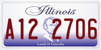 IL license plate A122706