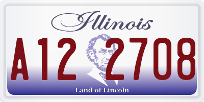 IL license plate A122708