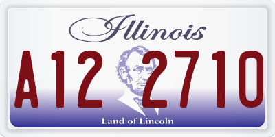 IL license plate A122710