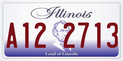 IL license plate A122713