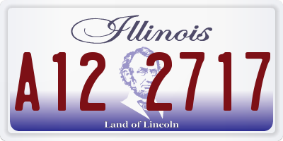 IL license plate A122717