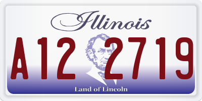 IL license plate A122719