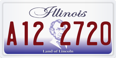 IL license plate A122720