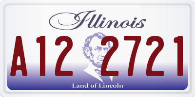 IL license plate A122721