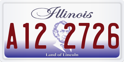 IL license plate A122726