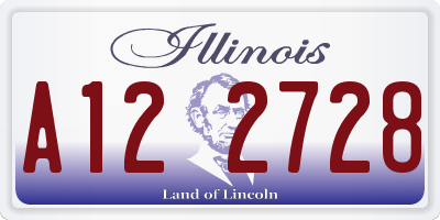 IL license plate A122728