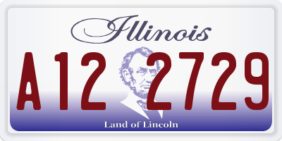 IL license plate A122729