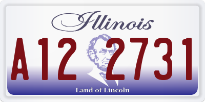 IL license plate A122731