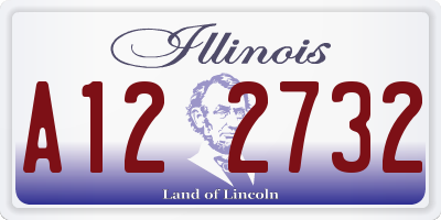 IL license plate A122732