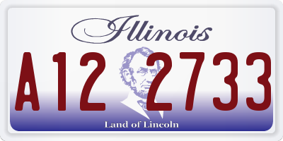 IL license plate A122733