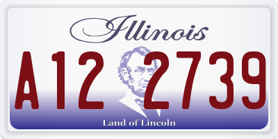 IL license plate A122739