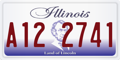 IL license plate A122741
