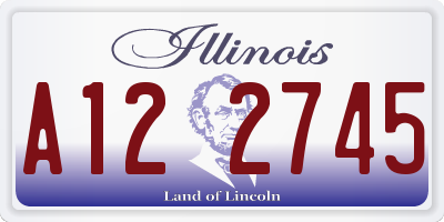 IL license plate A122745