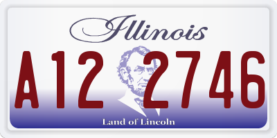 IL license plate A122746