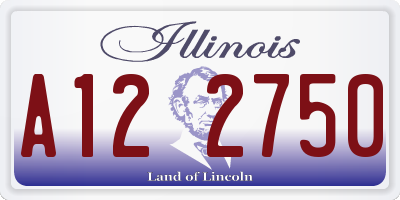 IL license plate A122750