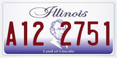 IL license plate A122751