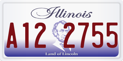 IL license plate A122755