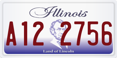 IL license plate A122756