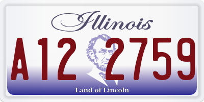 IL license plate A122759