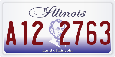 IL license plate A122763