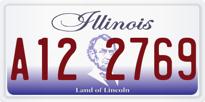 IL license plate A122769