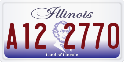 IL license plate A122770