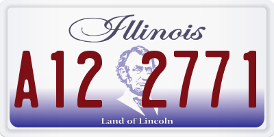 IL license plate A122771