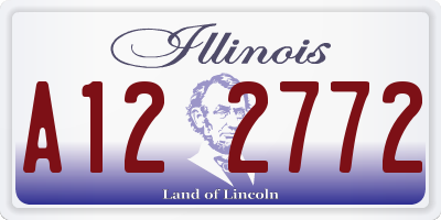 IL license plate A122772