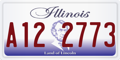 IL license plate A122773