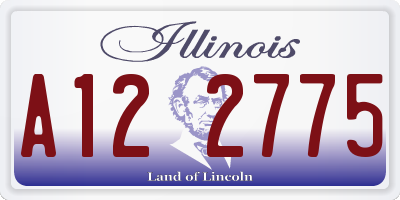 IL license plate A122775