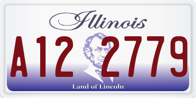 IL license plate A122779