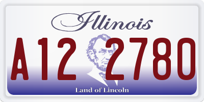 IL license plate A122780