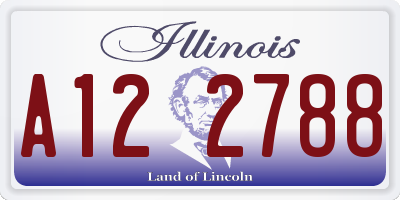 IL license plate A122788