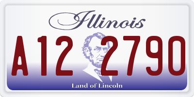 IL license plate A122790