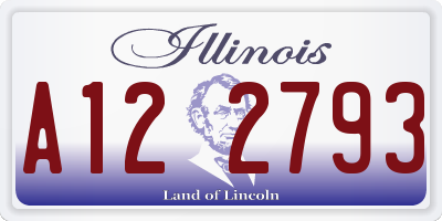 IL license plate A122793