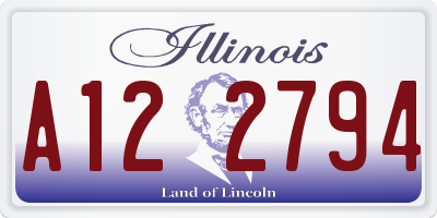 IL license plate A122794