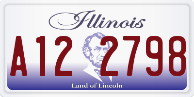 IL license plate A122798