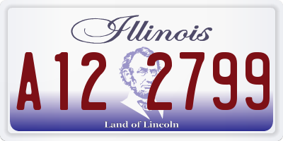 IL license plate A122799